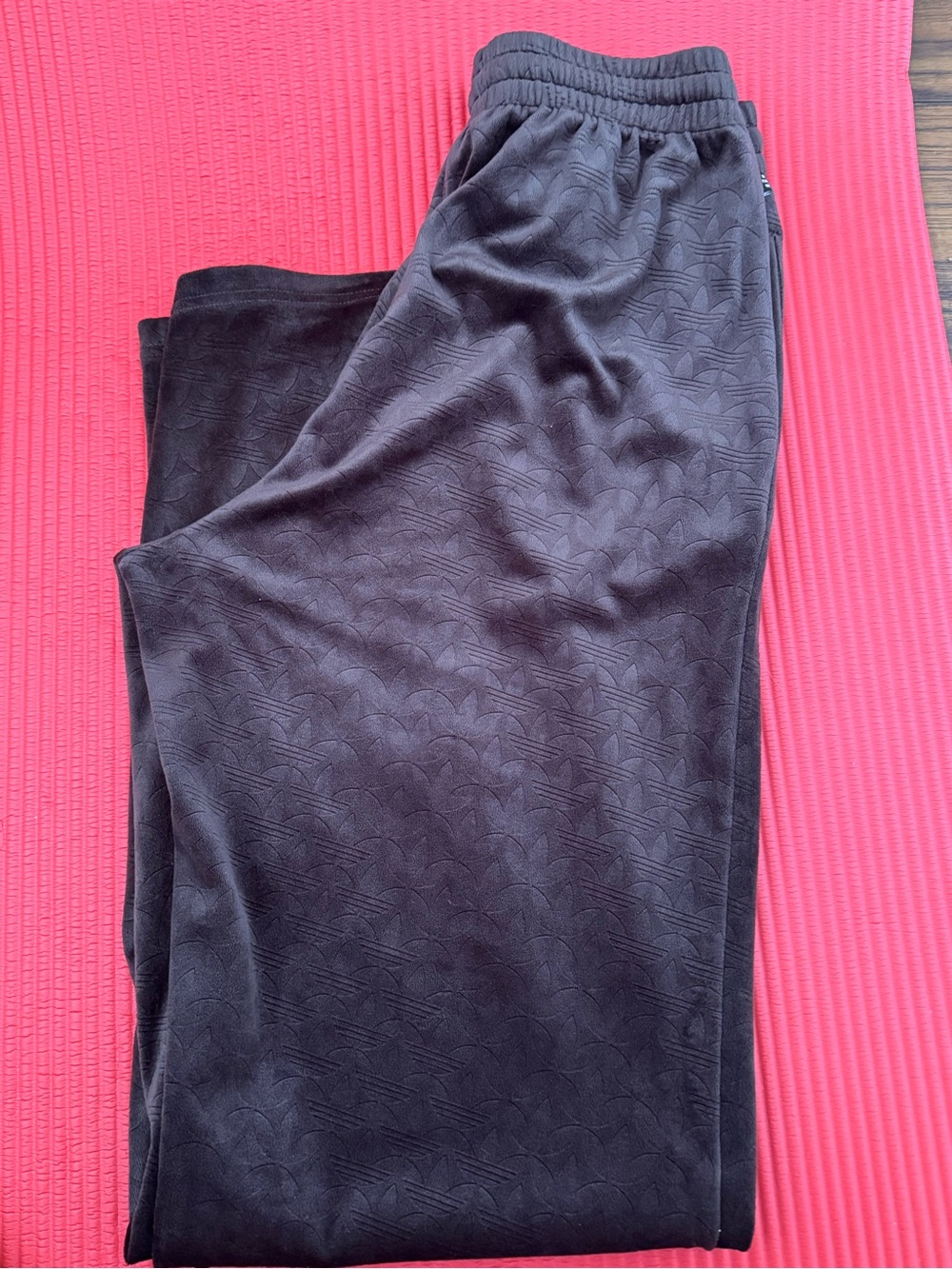 adidas Brown Elastic Waist Sweatpants - Picture 10 of 10